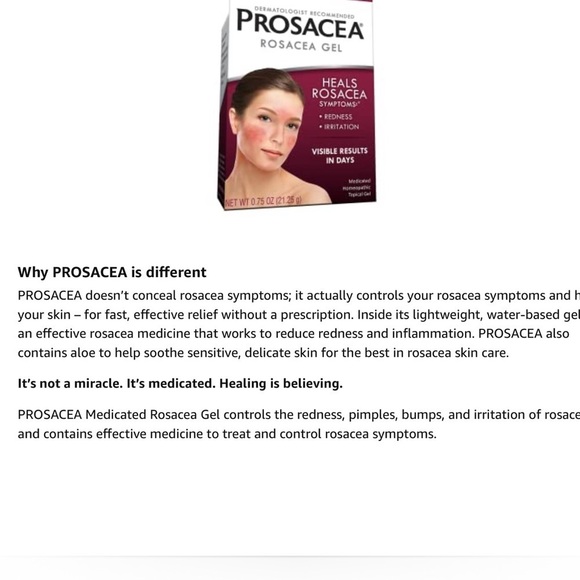 Prosacea Rosacea Treatment Topical Gel - Picture 5 of 7